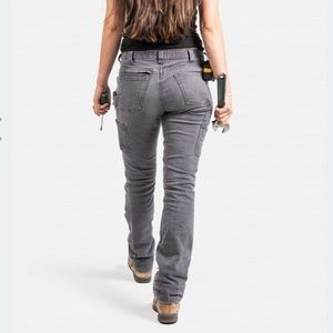 Dovetail Workwear Grey Canvas Workpants! NEW